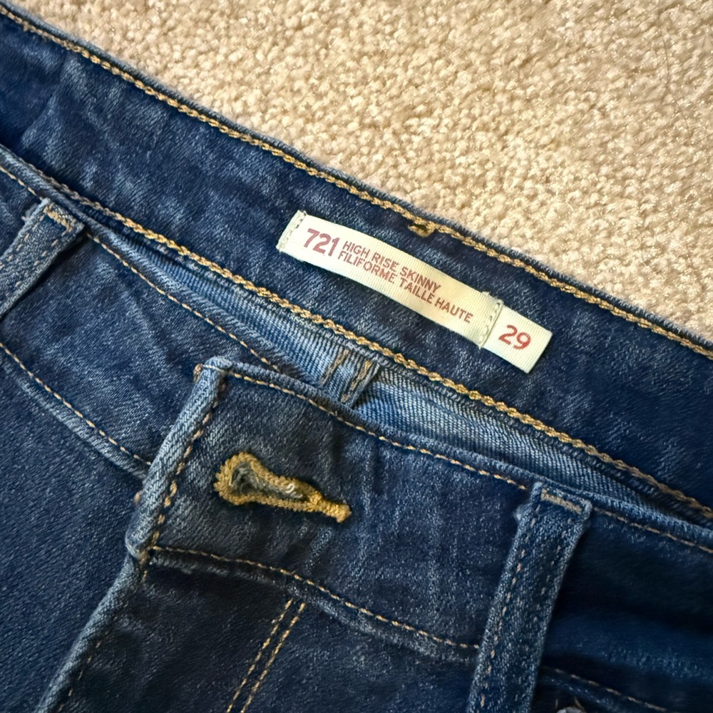 Levi's Women's High Rise Jeans - Dark Blue